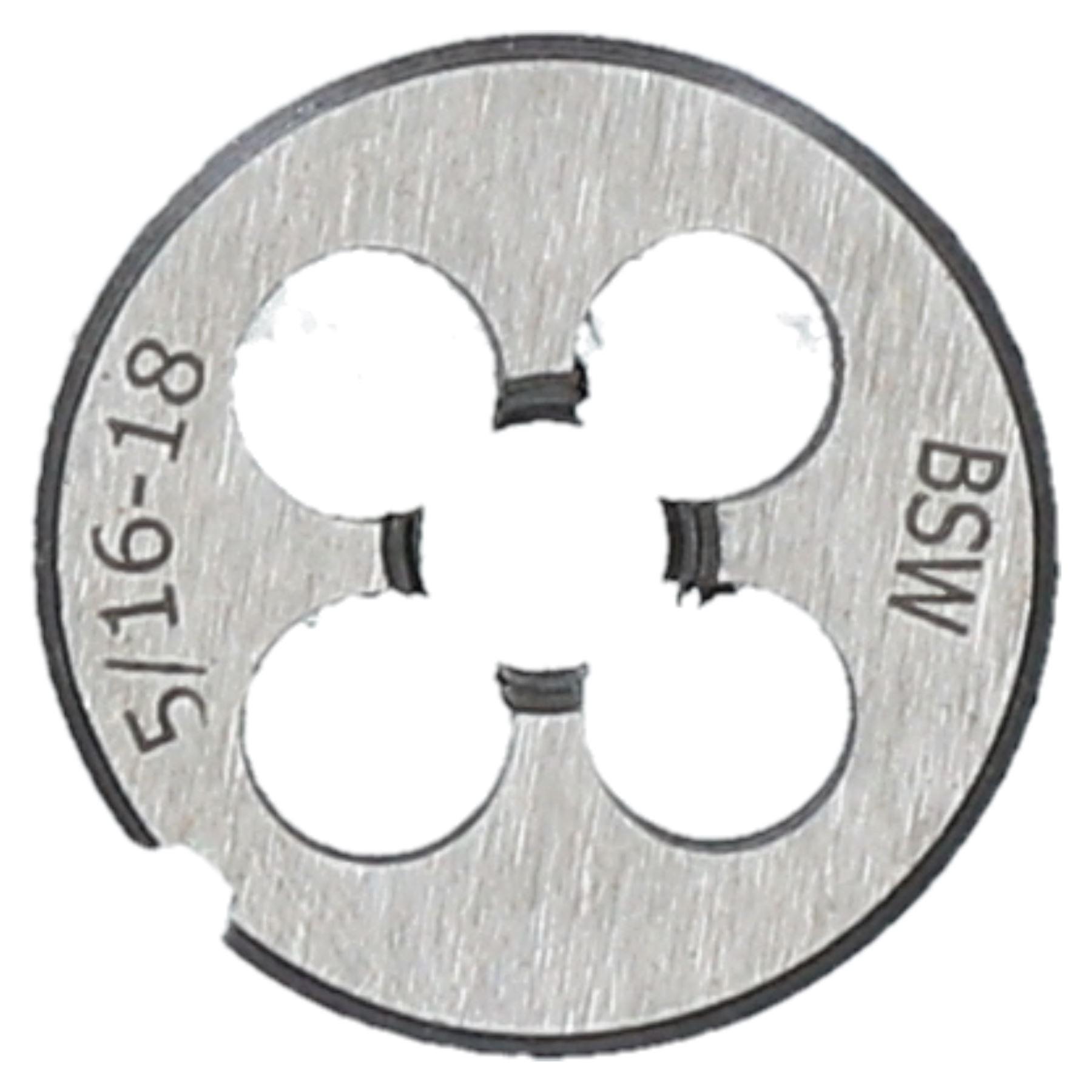 5/16" x 18 BSW Whitworth 25mm Circular Die Tungsten Steel Thread Cutter