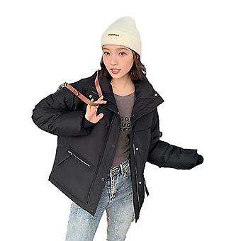 Short Collar Cotton-padded Jacket