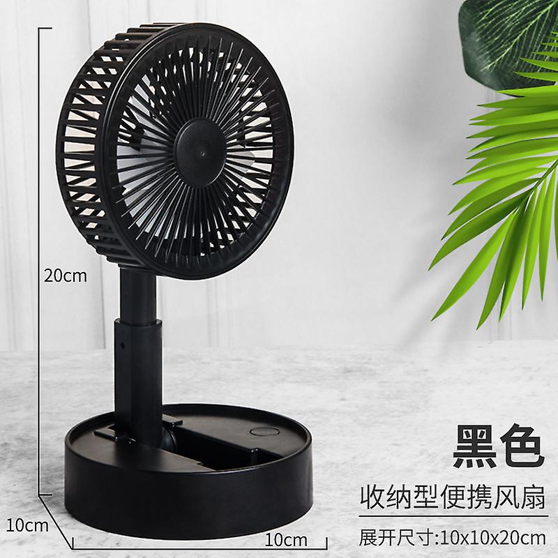 Desktop Mini Circular Folding Telescopic Mobile Phone Stand Fan
