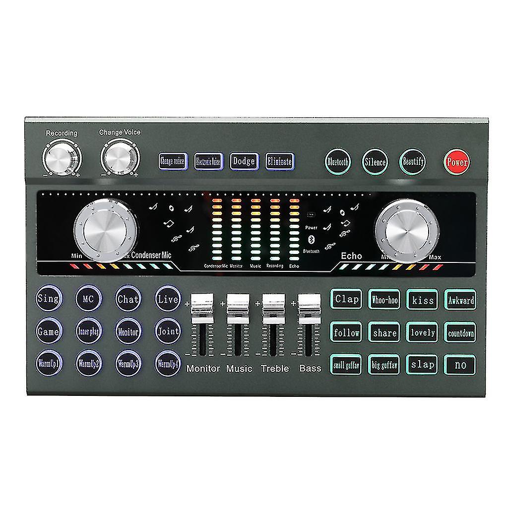 External Multi-function Sound Card Bluetooth-compatible Sound Board Live Kits