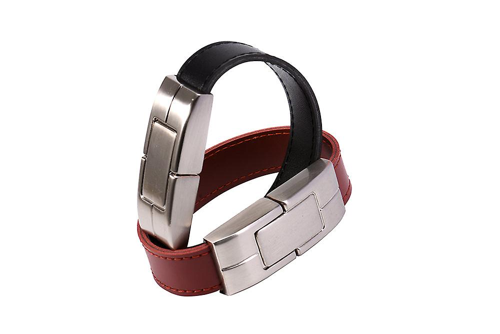 Läderfodral USB-minne Läderfodral USB-minne Anpassad logotyp