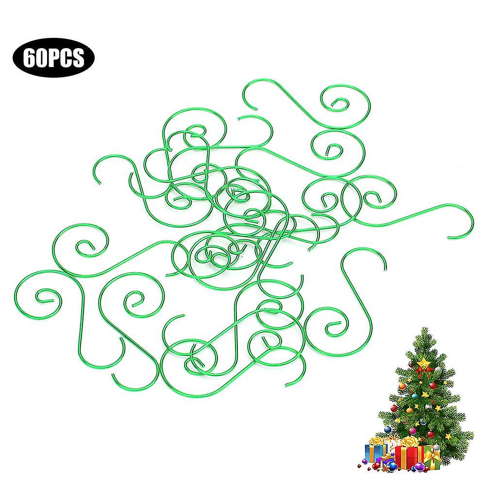 S Shape Hook,60pcs Mini Multi Purpose Multi Purpose Hook Christmas Tree Hook Future-Proof Design
