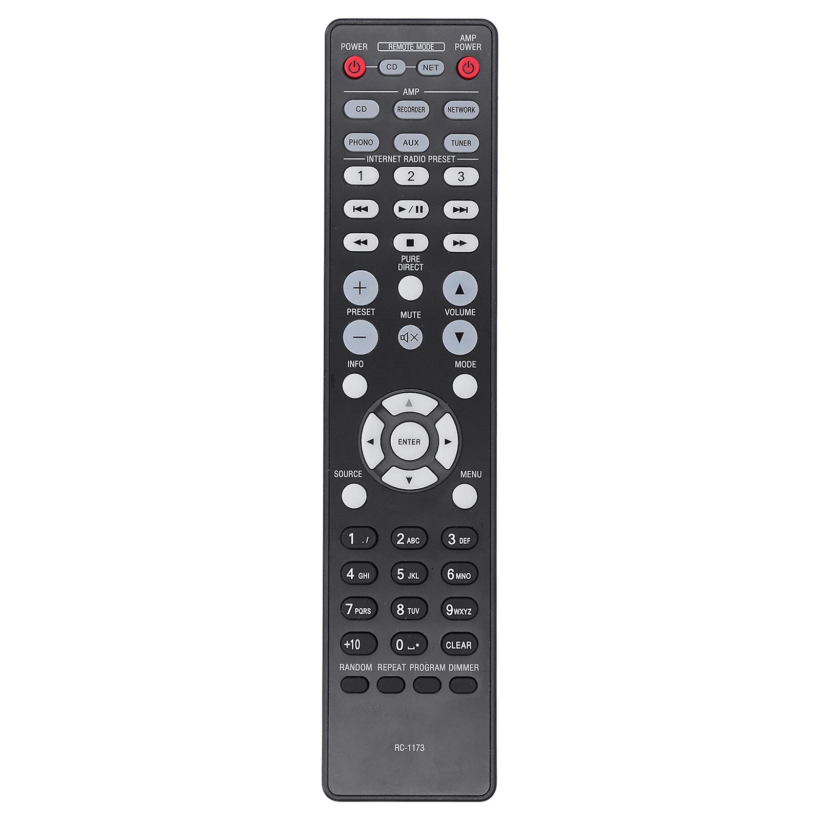 Durable TV Remote Control Replacement for DENON RC-1173/PMA-720AE/DCD-520AE