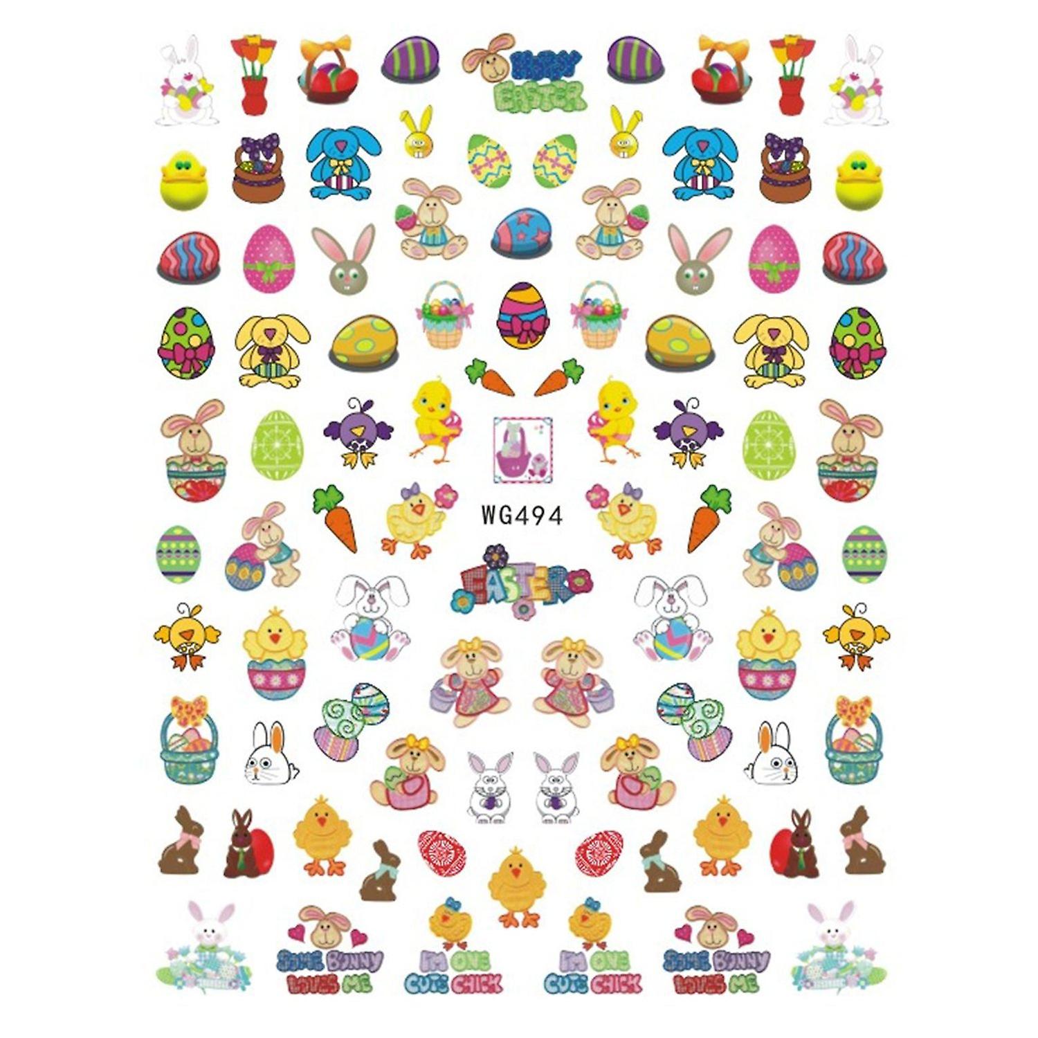 Nail Decal Non-Fading Removable Paste Easily Decoration Delicate Patterns DIY Manicure Various