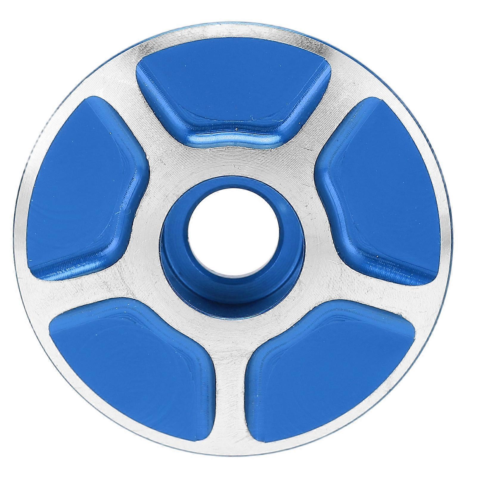 Bicycle Front Fork Headset Cover Replaceable Lightweight Mountain Road Bike Stem AccessoriesBlue