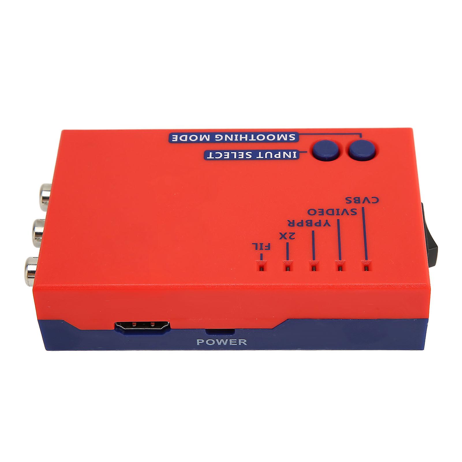For RetroScaler2x Converter A V To HD Multimedia Interfa Cecompatible for RetroScaler2x Line Multiplier Red 