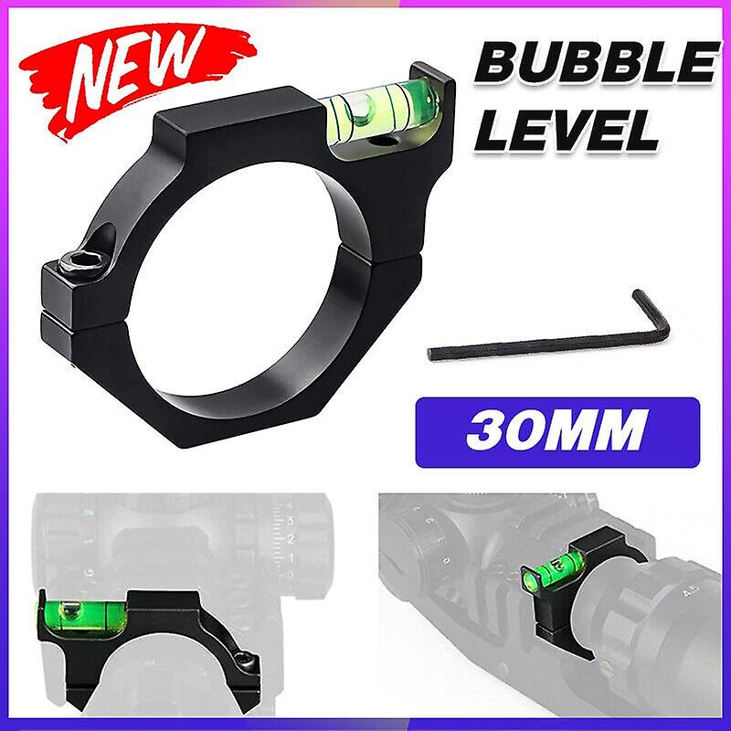 Niveau à bulle de portée de fusil en alliage pour support de montage d’anneau de tube de 30 mm de chasse