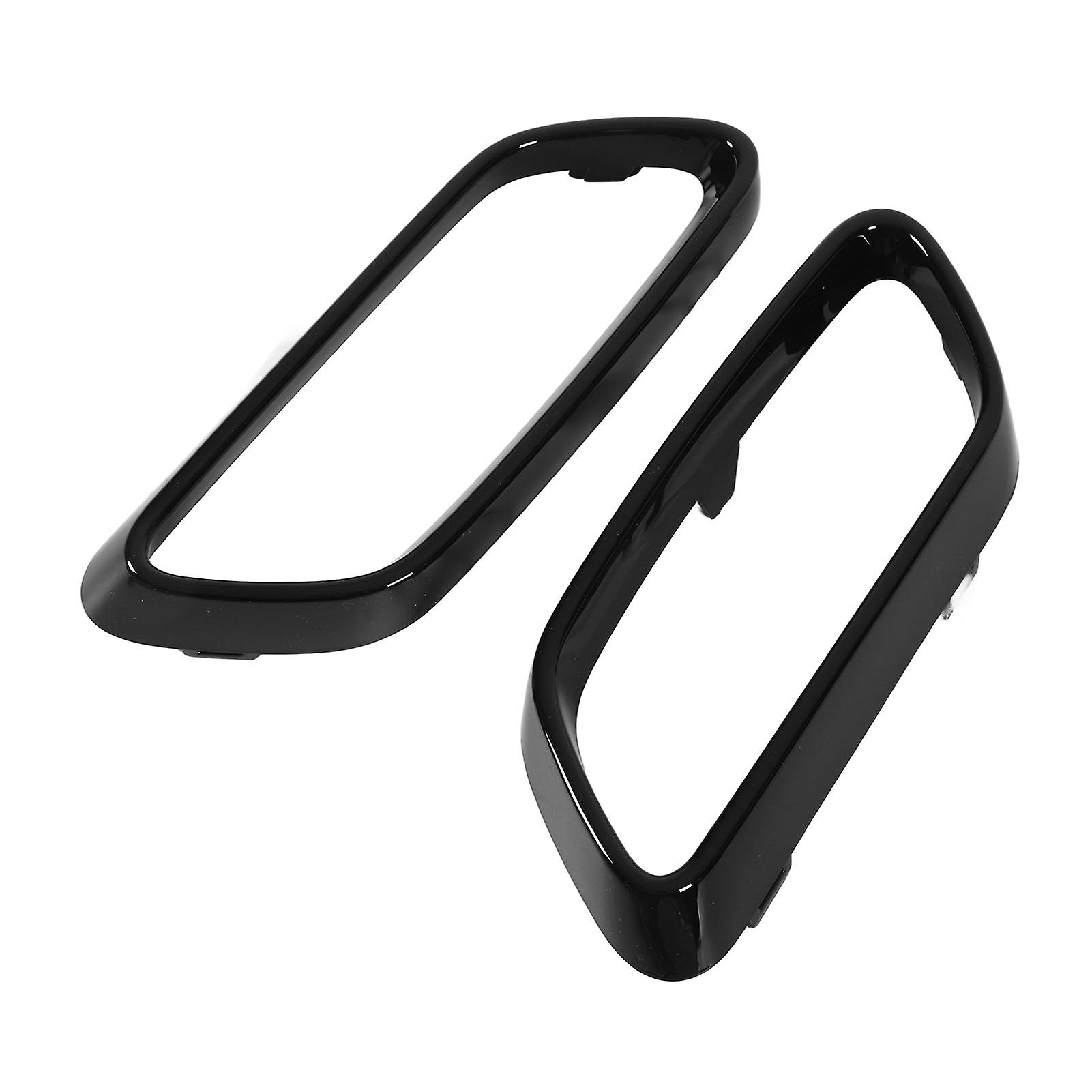 Exhaust Tip Cover Trims Bezel Replacement for Benz C‑Class W206 S206 AMG Line 2022 Onwards Glossy Black 