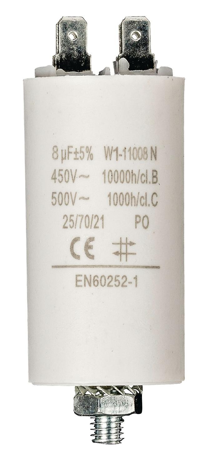 Capacitor 450V + Earth 8.0uf / 450V + Aarde