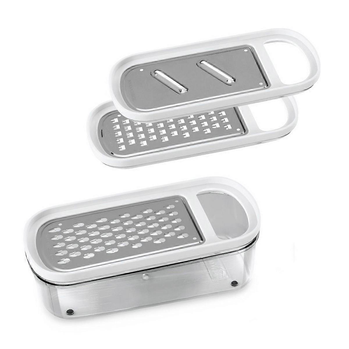 Rivejern med Container Metaltex Rap-Box 3-i-1 ABS Akryl (21 cm)