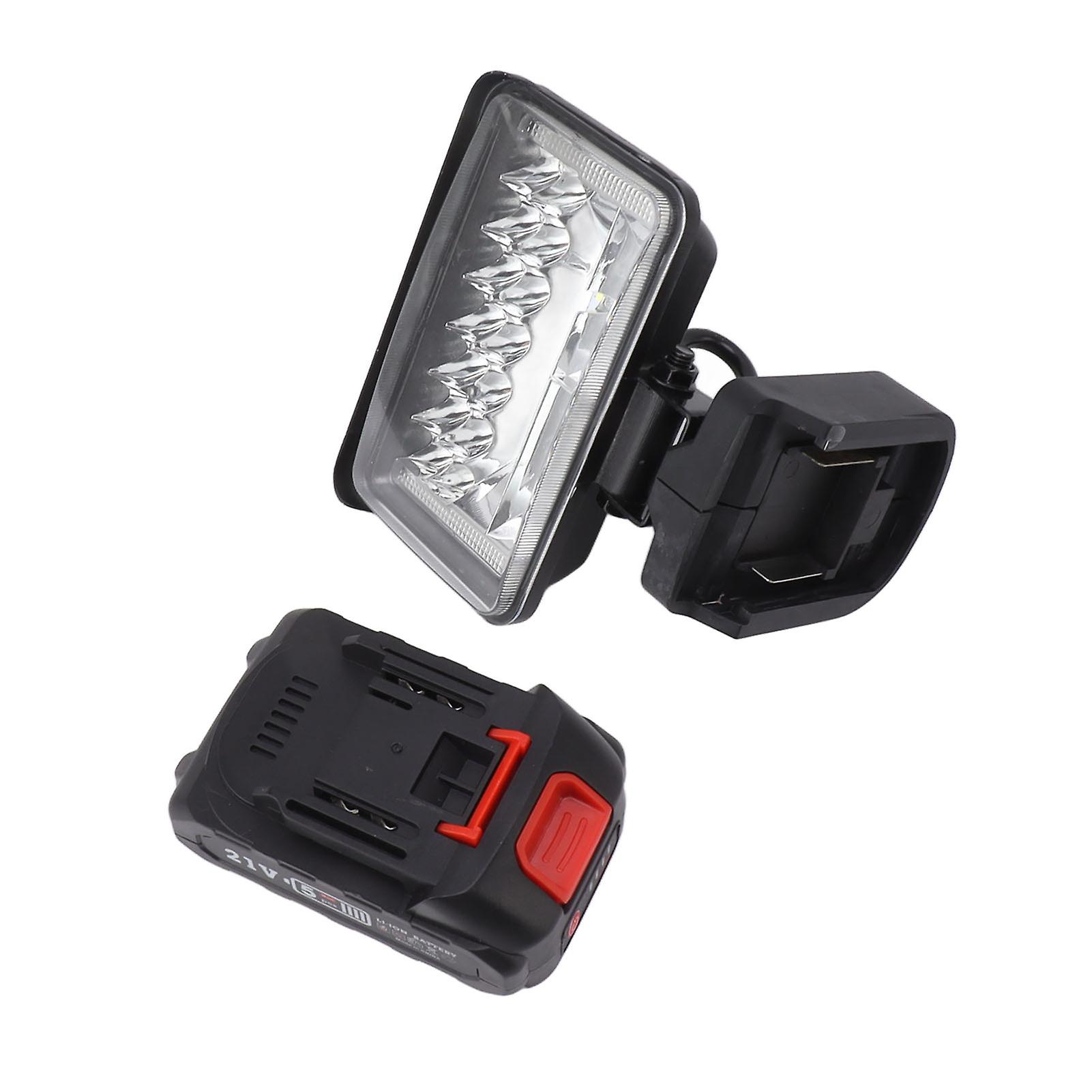 LED Work Light Super Bright Wide Range MT Interface Rotating Lamp Head 1500mAh Outdoor LED Flood Light