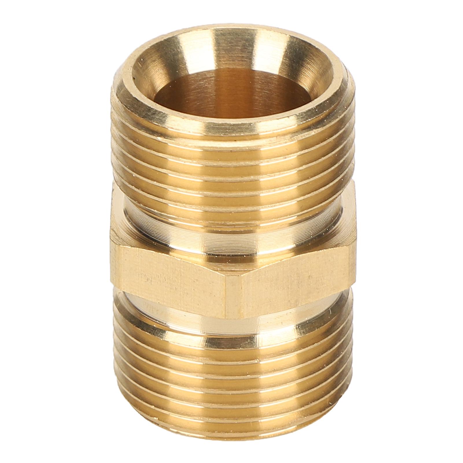 Brass High Pressure Sprayer Adapter, M22 Metric Male Thread, 14mm Hose Fitting