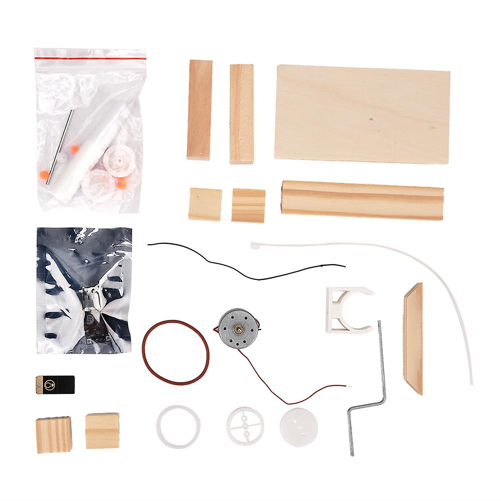 Kids' DIY Hand-Powered Generator - Fun Science Learning Kit