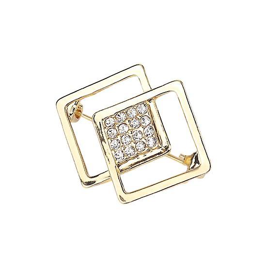 Sparkling Geometric Shape Rustproof Corrosion Resistant Stunning Visual Effect Shiny Waist Pin