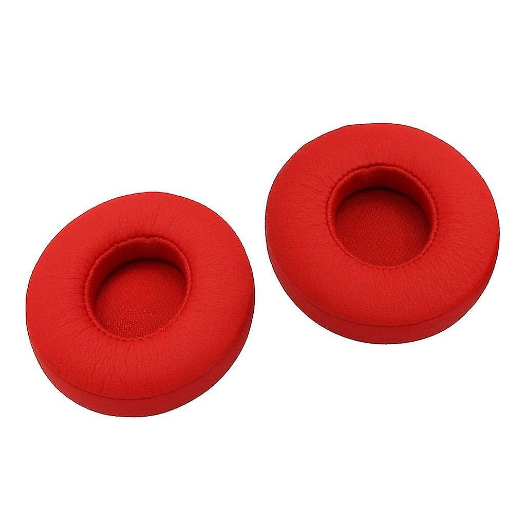 Ear Pads Cushions Replacement For Beats Solo Dr. Dre Wireless 2.0 Red