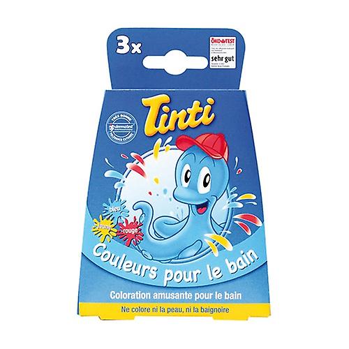Bath color (1 blue, 1 yellow, 1 red) 3 units