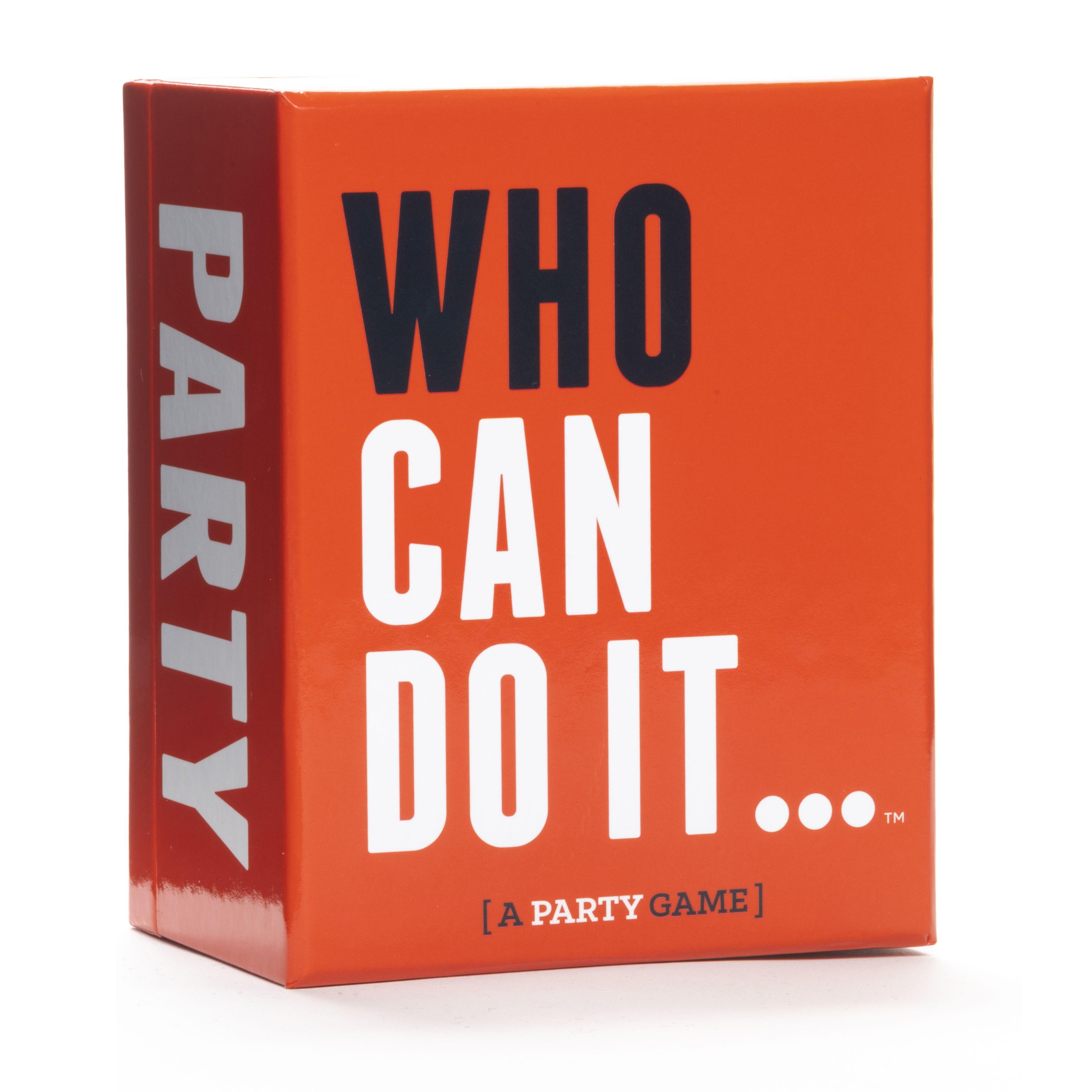 Who Can Do It Party Game