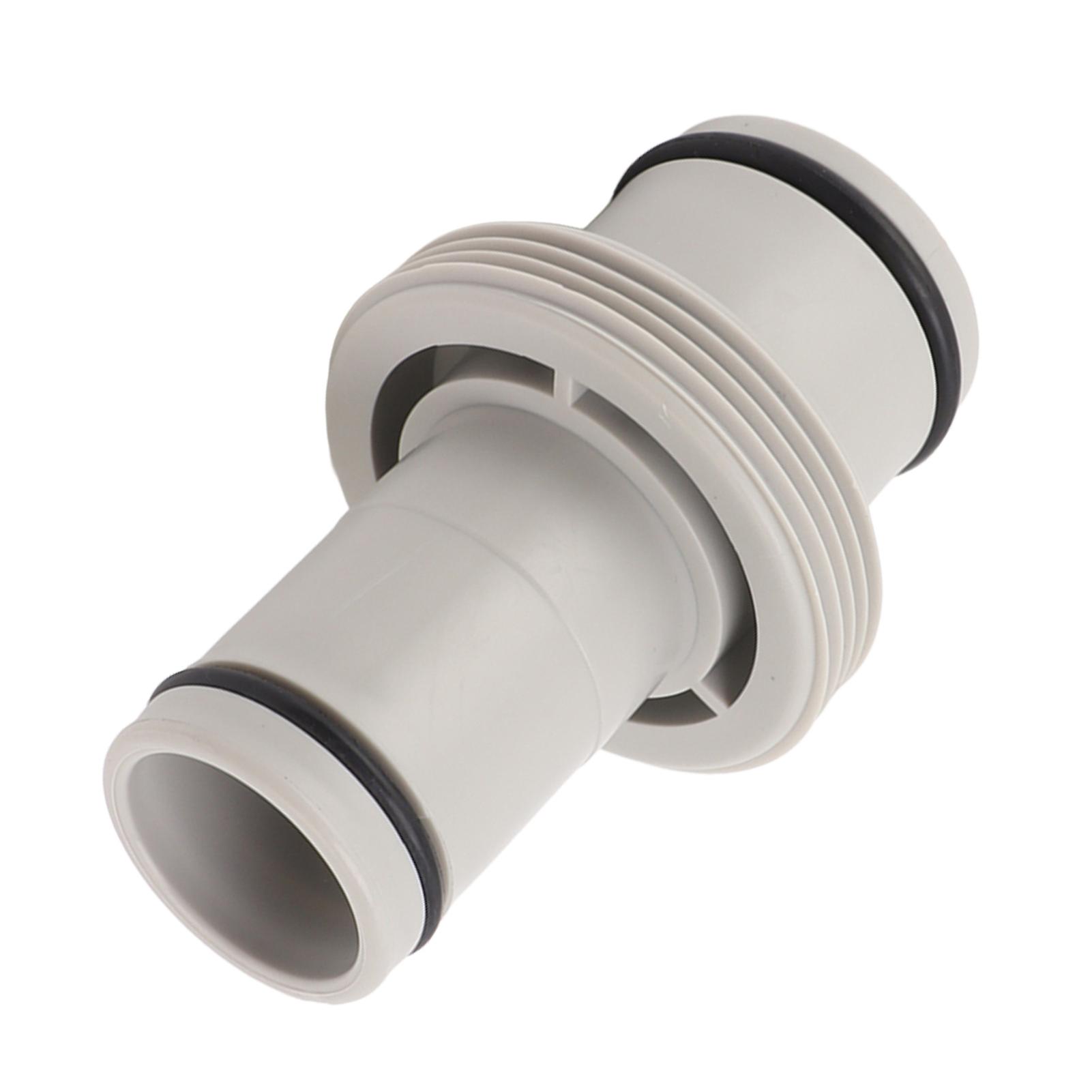 Hose Plunger 1.25in to 1.5in Pool Hose Adapter Swimming Pool Hose Plunger for Filter Circulation System