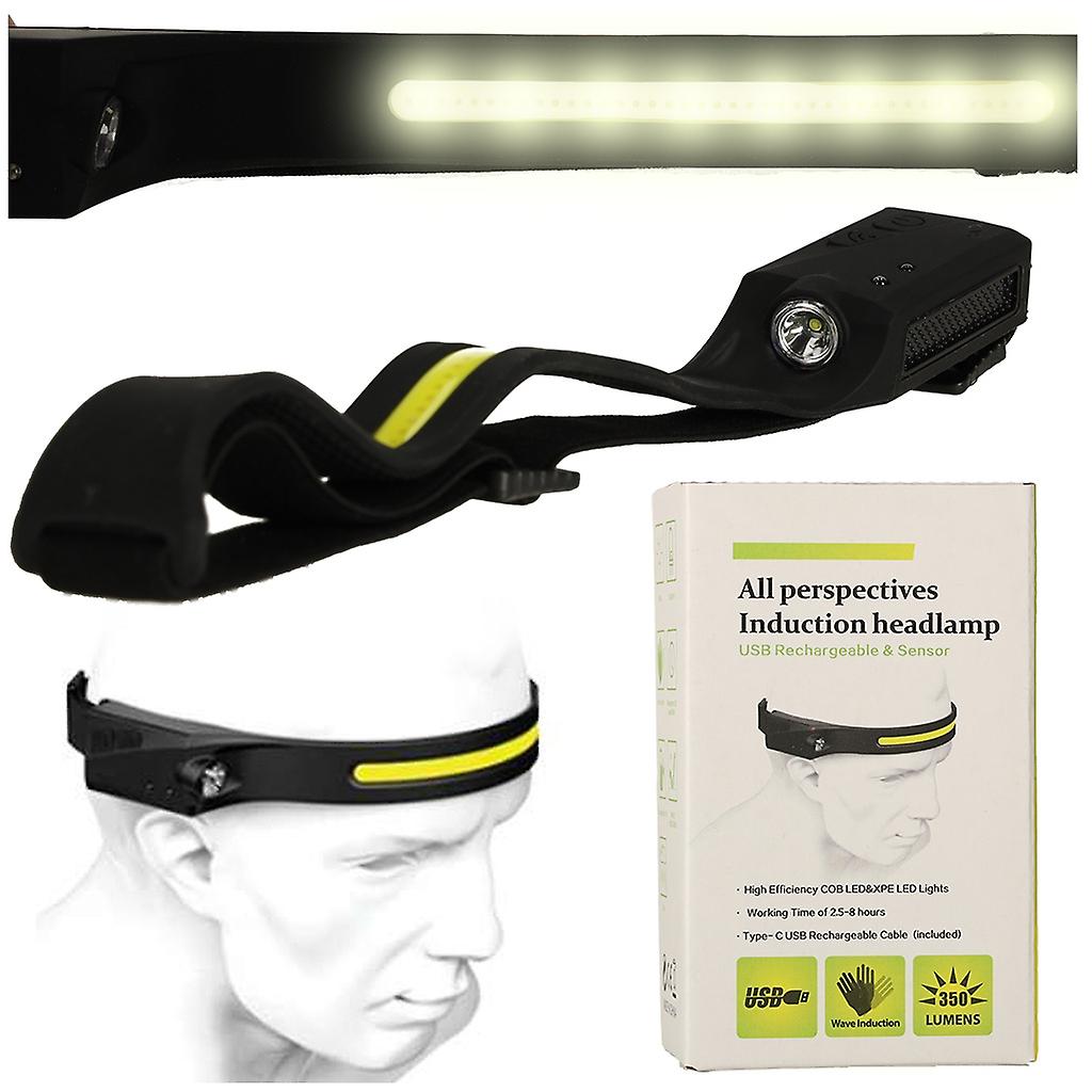 LED Rechargeable Headlamp Flashlight