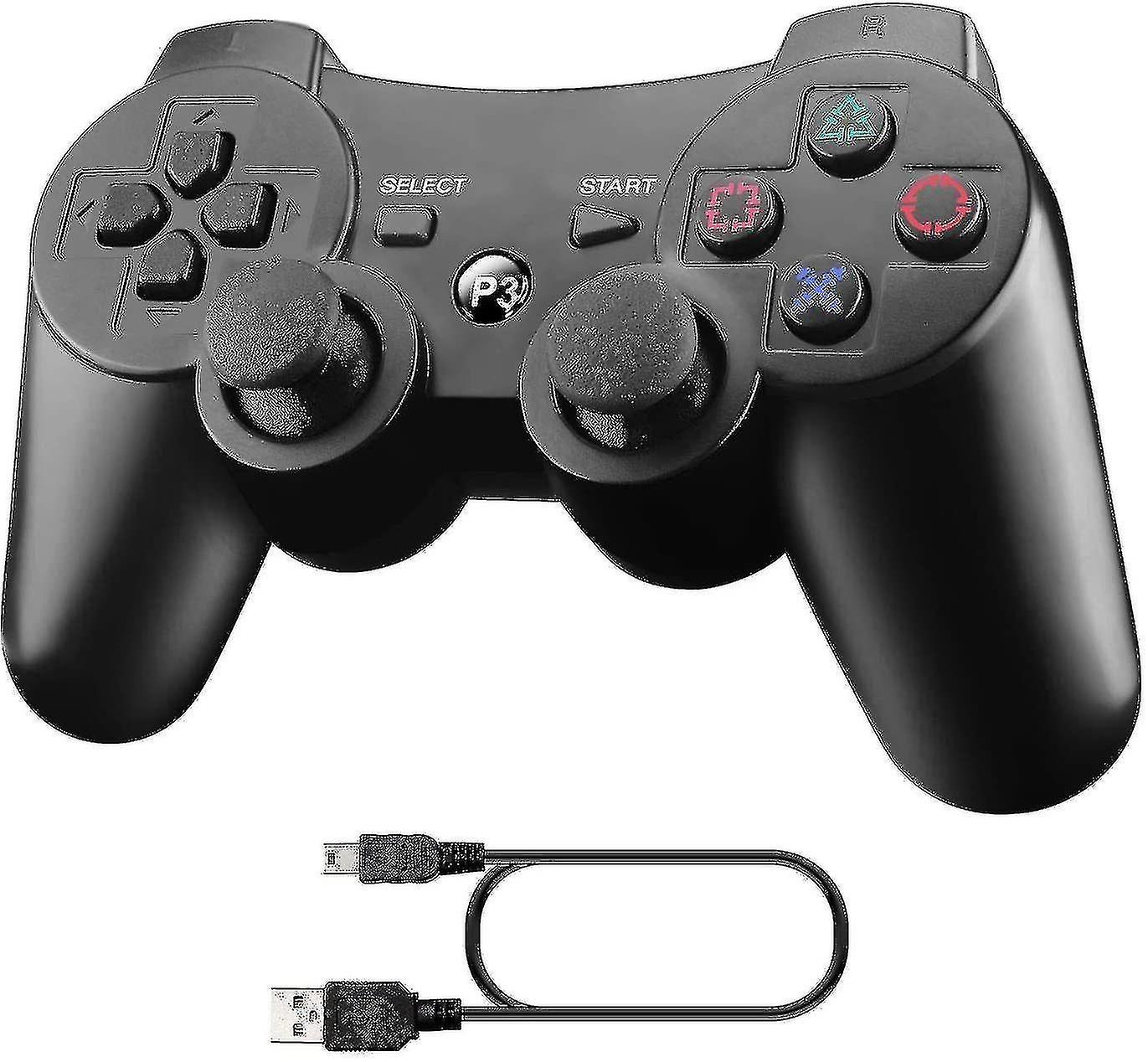 Ps3 Controller, Wireless Controller For Playstation3 Bluetooth Gamepad For Ps3 With Dual Vibration S