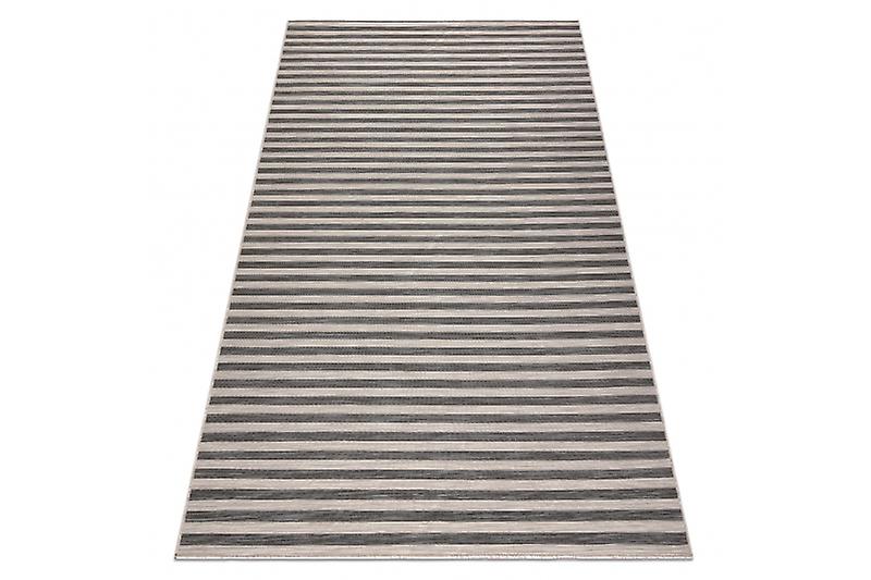 Carpet DOUBLE 29204095 STRIPES beige/black double-sided