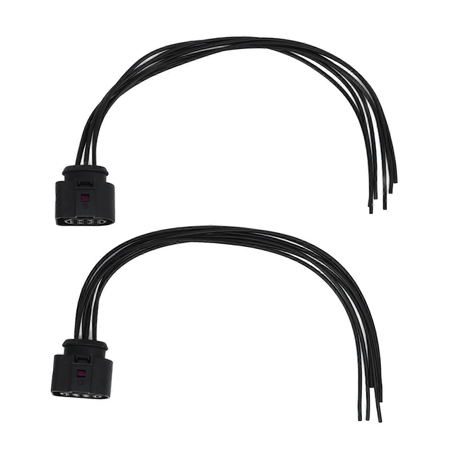 2Pcs 6 Pin Wired Connector Plug High Flexibility Stable Performance 1J0 973 733 for TT MK2