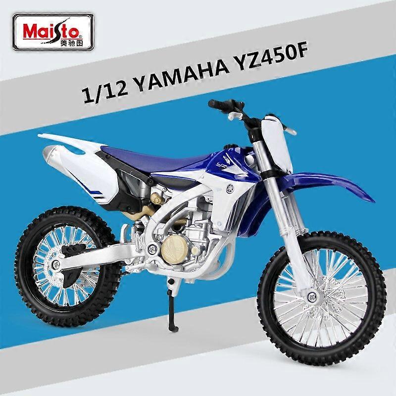 Maisto 1:12 YAMAHA YZ450F Alloy Race Motorcykel Model Simulation Trykstøbt Langrend Street Motorcykel Model Børn Legetøj Gave Legetøj Motorcykler