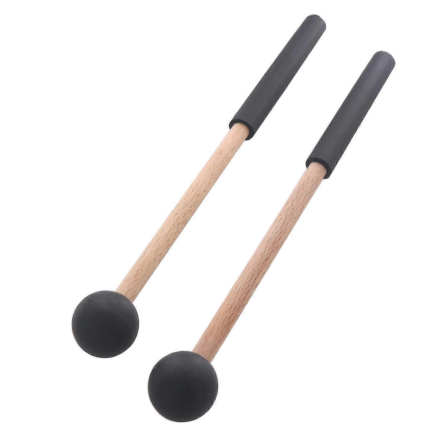 1 Pair Tongue Drum Mallets Soft Rubber Head Drum Mallets Sticks for Drums Tongue Drums and Keyboard   -Sy