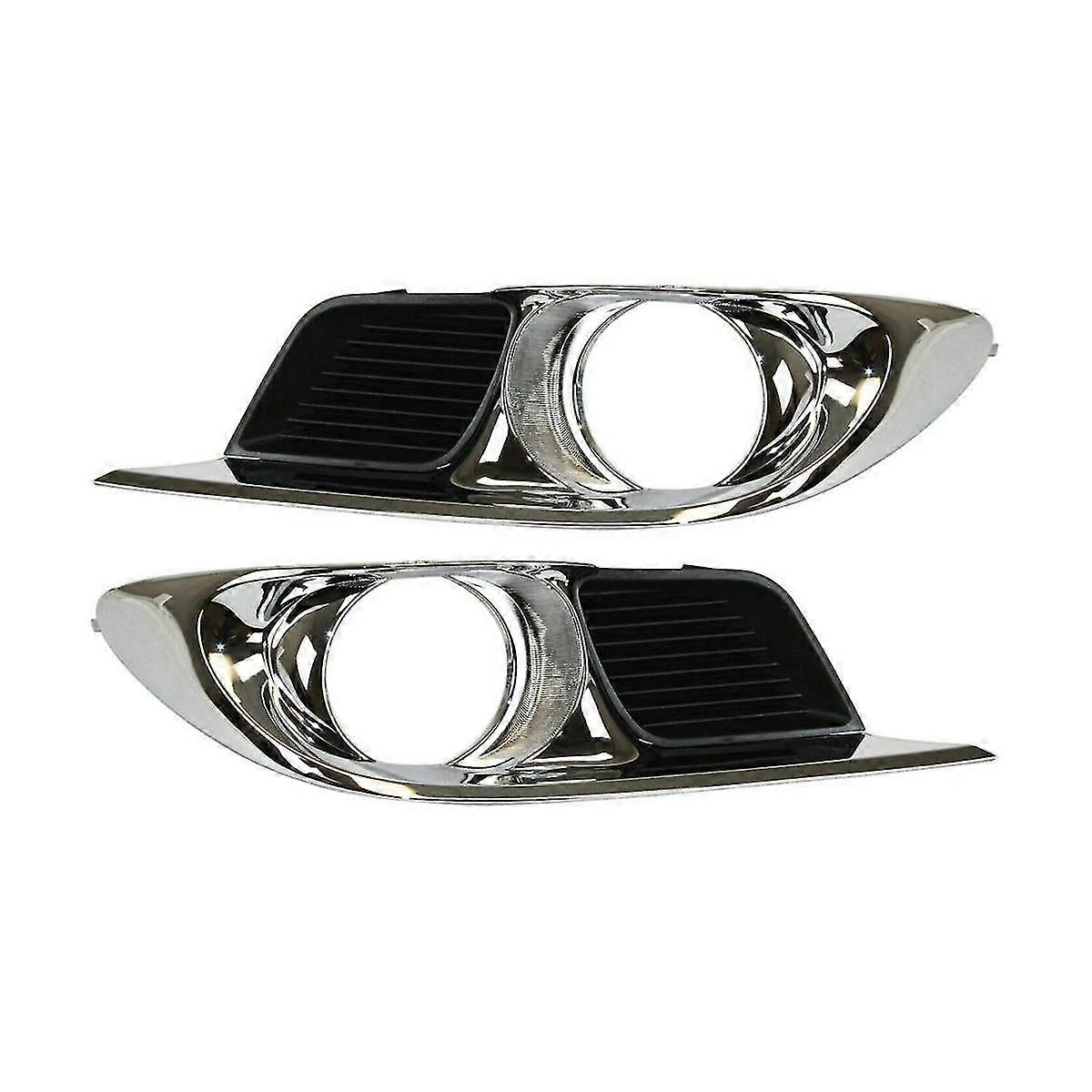 1 Pair Car Fog Lamp Bezel 5204007040 5203007040 For 3.5l 2011-2012 Front Bumper Fog Light Frame Cov
