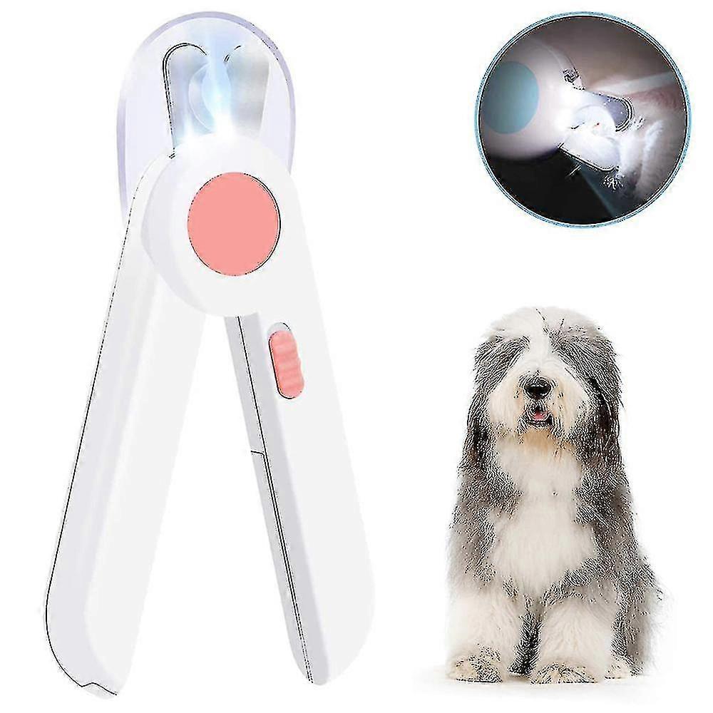 GYFDYM Professional Dog Cat Pet Nail Clippers com luz LED (azul)