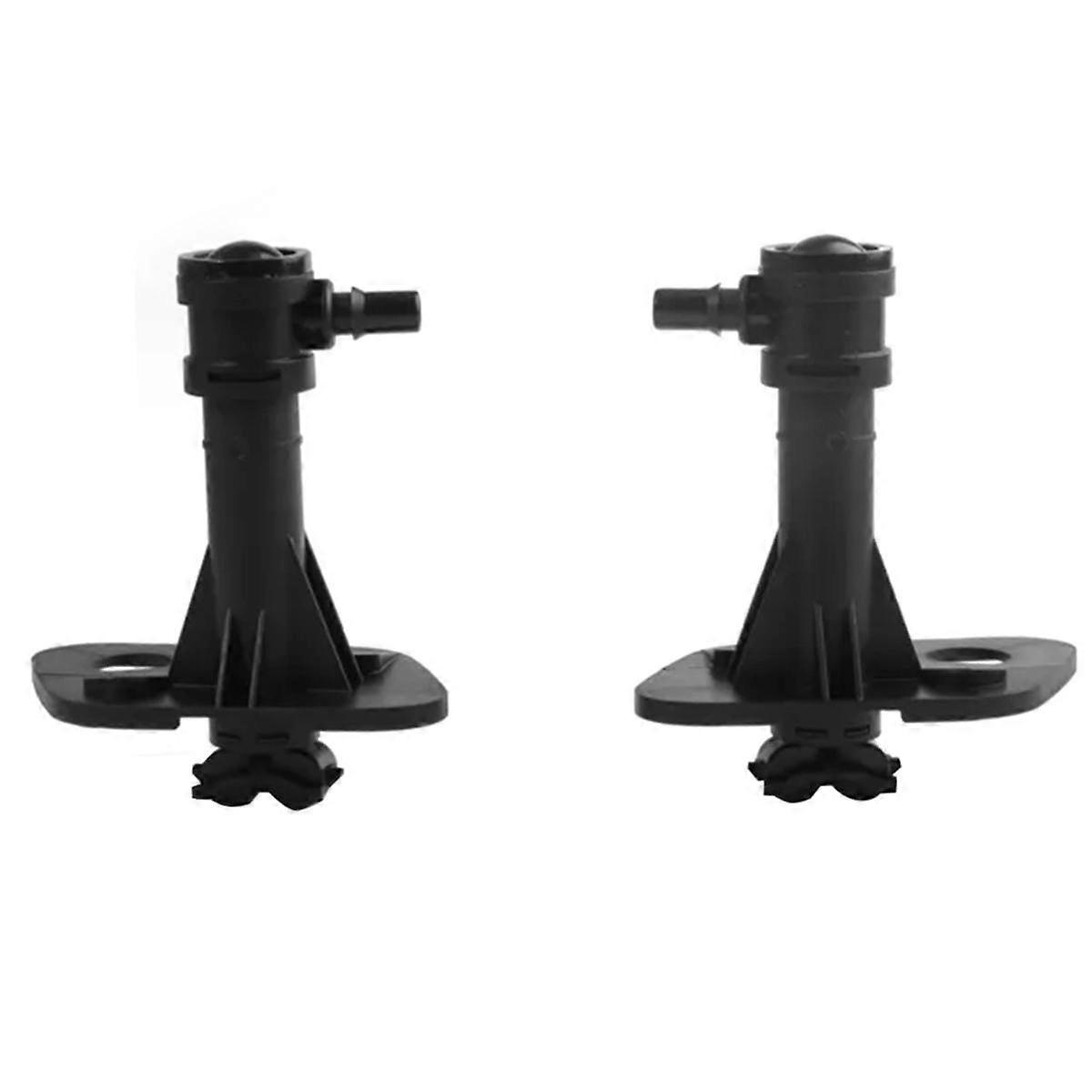 1 Pair Headlight Washer Nozzle Set Cylinder Nozzle Jet for 2016-2018 Lift 4M0955101A 4M0955102A