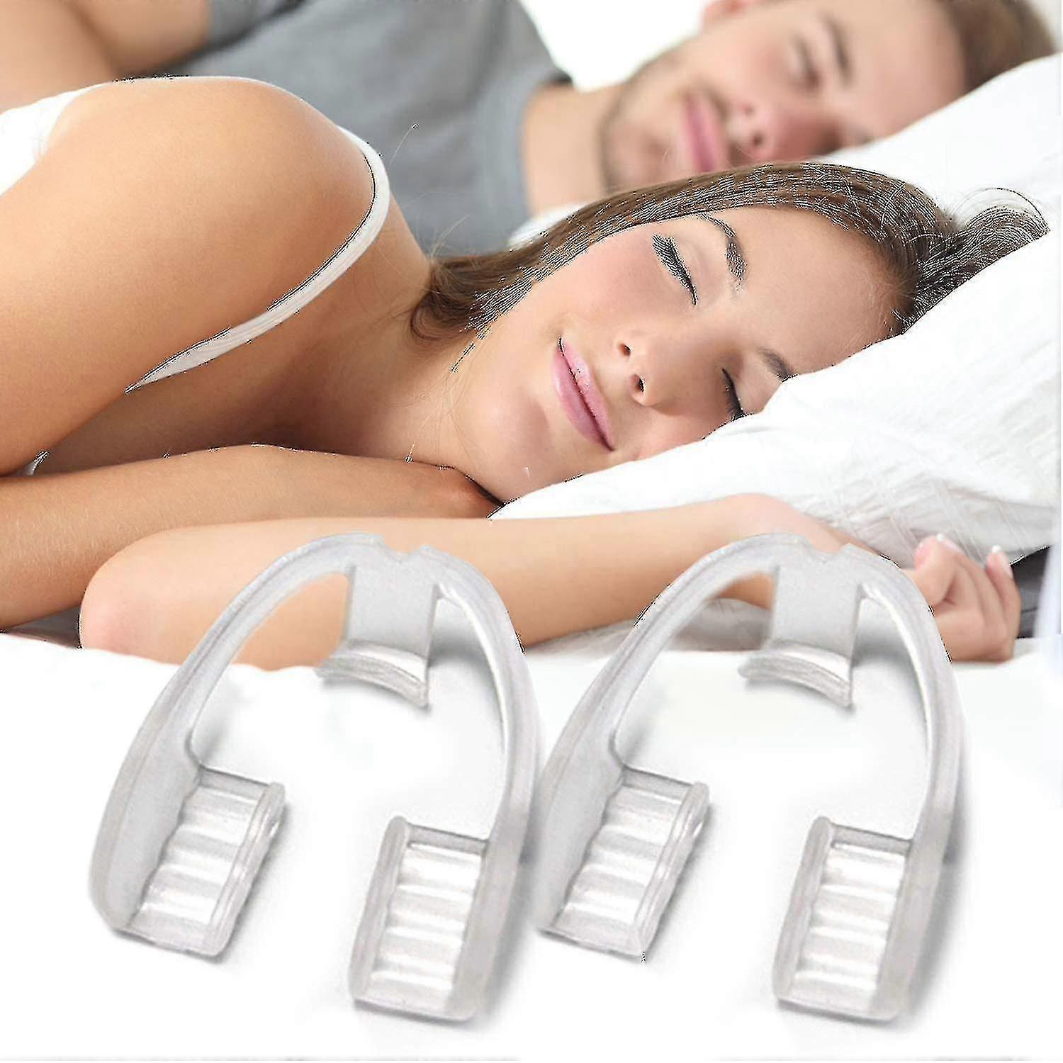Anti Teeth-grinding Dental Guard-ready To Use-no Boiling Or Molding, Slim, Sleek And Comfortable Works For Upper And Lower Jaw, Relieves Pain And Corr