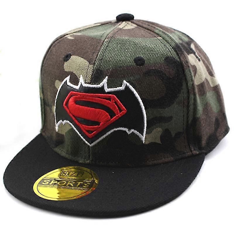 Kids Boys Camo Cap Adjable Snapback Hip-hop Hat