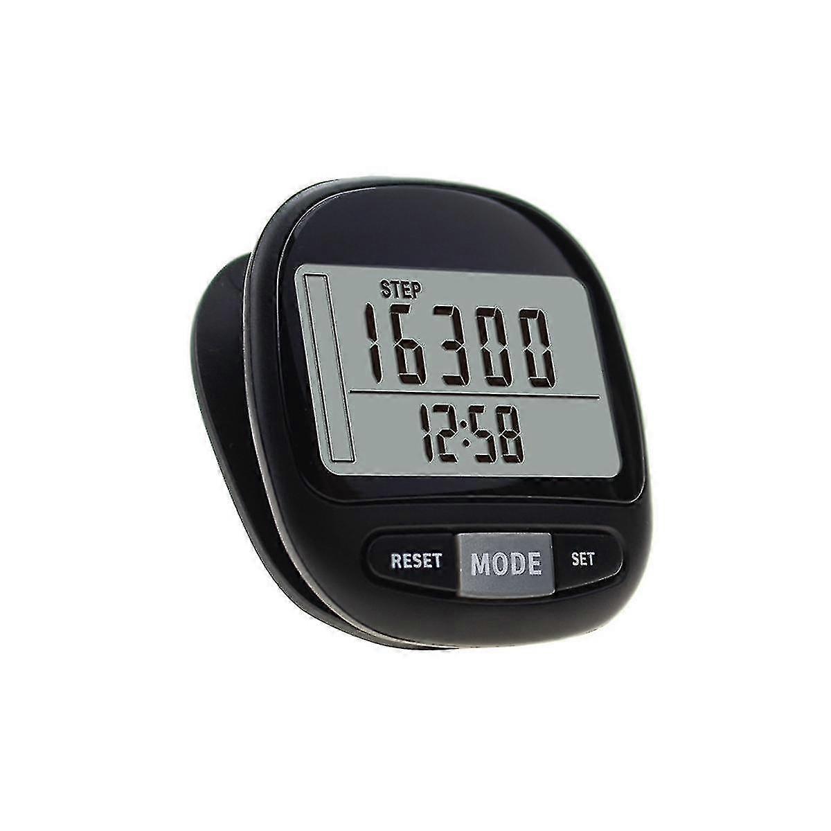 3d Pedometer for Walking with Clip and Strap,calorie Counter, 7 Memory. Accurate Step Counter for M
