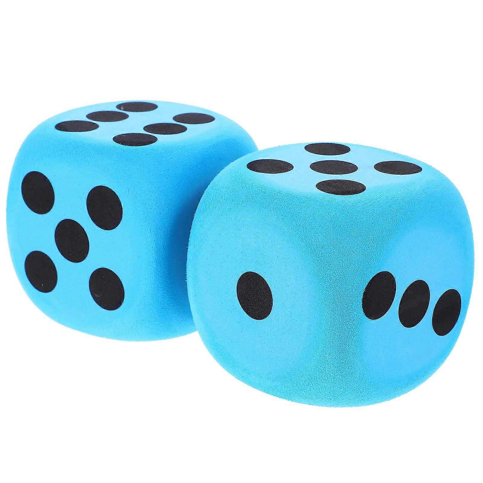 2pcs Lage EVA Dices Game Dice Prop Portable Dice Prop Party Game Dice Prop Party Playing