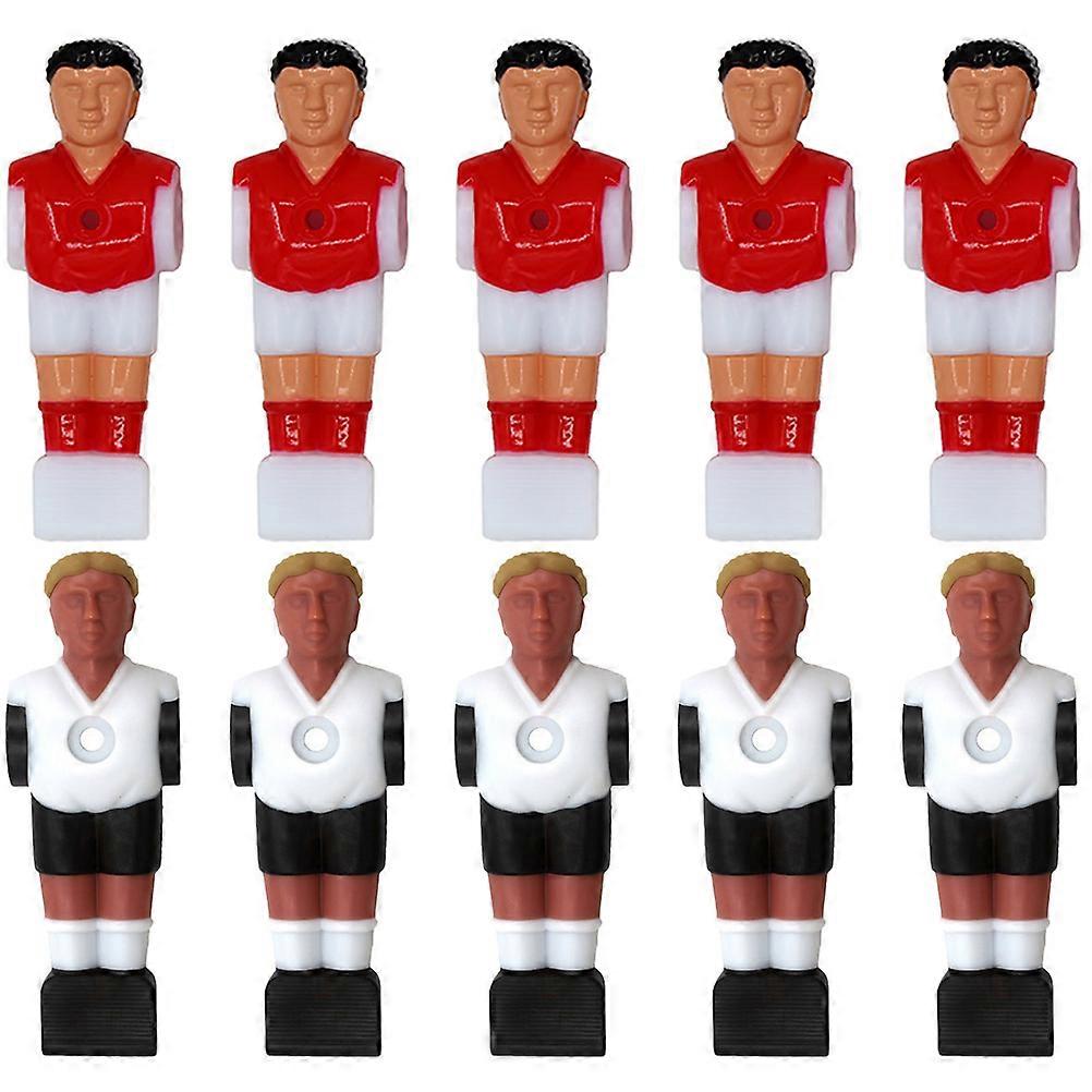 10Pcs Desktop Football Game Accessories Foosball Machine Parts Foosball Machine Players Game Parts