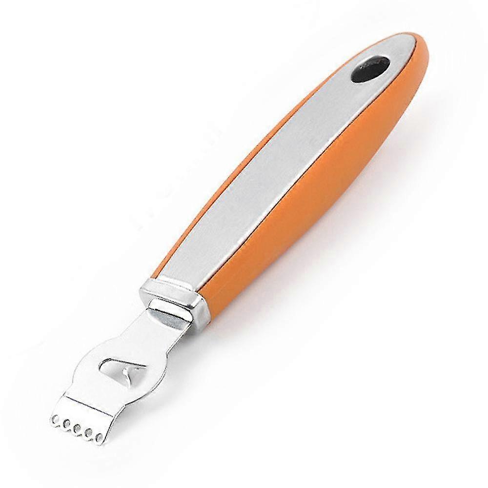 Lemon Zester Tool for Kitchen - Citrus Zester Tool with Channel Knife Orange Zester Grater with Handle