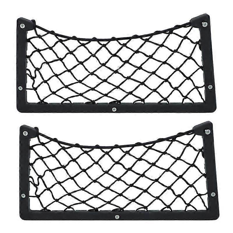 Camping Car Net Organizer Storage Bag Pocket Door Panel Bus Seat Back Mount Organizer Mesh Phone Holder Network For Wallet Key