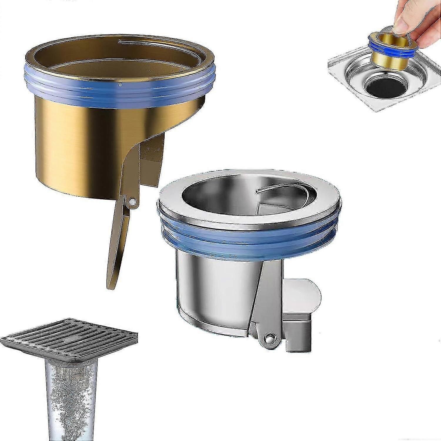 Toilet Floor Drain Deodorizing Core,backflow Preventer Sewer Core Anti-odor Plug