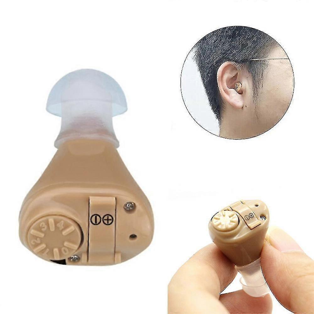 Mini Invisible Compact In Ear Hearing Aid Comfortable Voice Sound Amplifier Enhancer