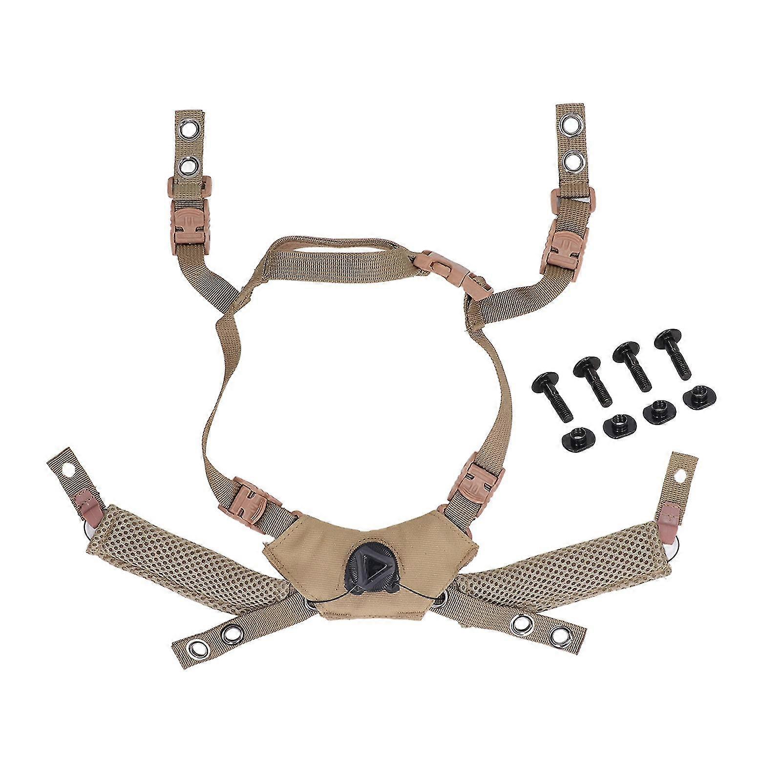AdjustableChinStrapHelmetAccessoriesforMICHandWendyHelmets-MudColor