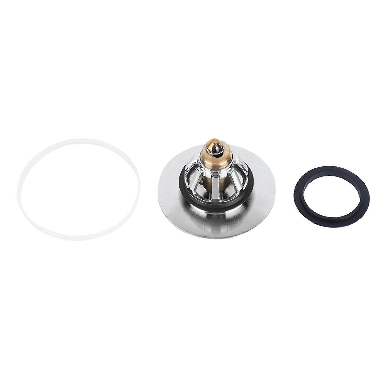 Drain Plug with Basket Metal Bounce Pop?Up Drainer Filter Stopper for Basin Sink