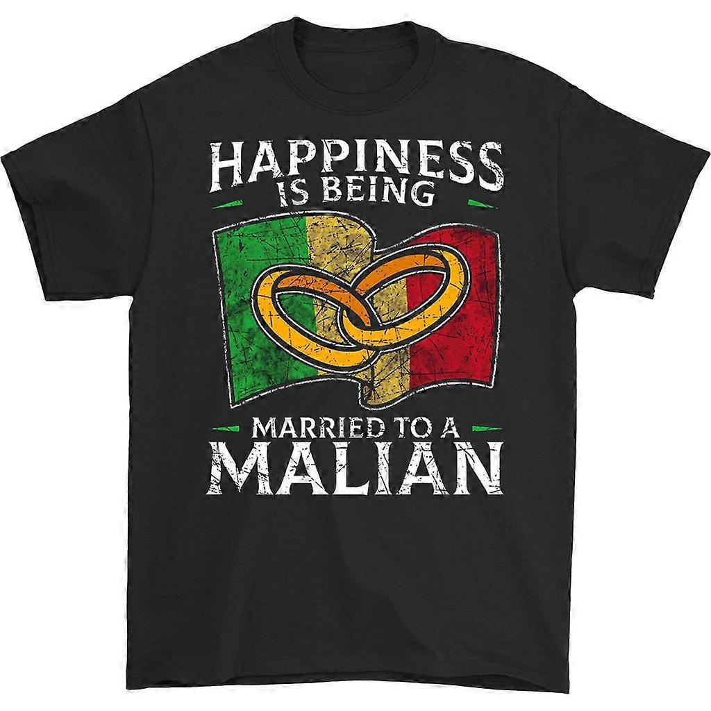 Felicidade é estar casado com uma camiseta do Mali