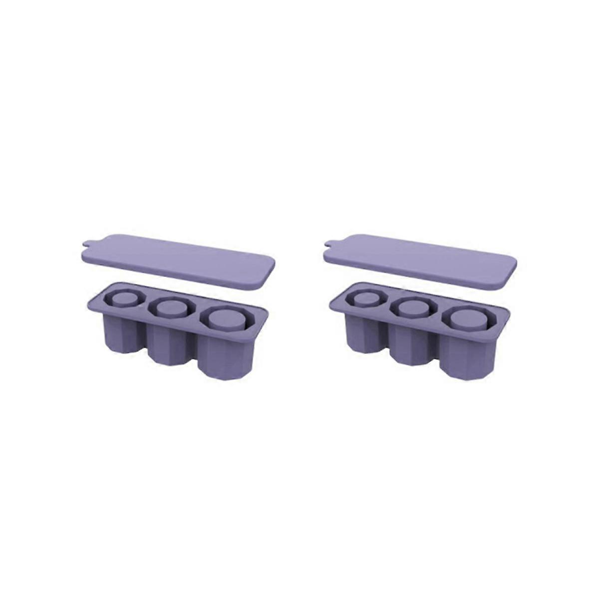 Pour bac à glaçons, bac à glaçons de grande capacité, glaçons de fabrication de moules, bac à glaçons en silicone, adapté à 30 oz/40 oz, B