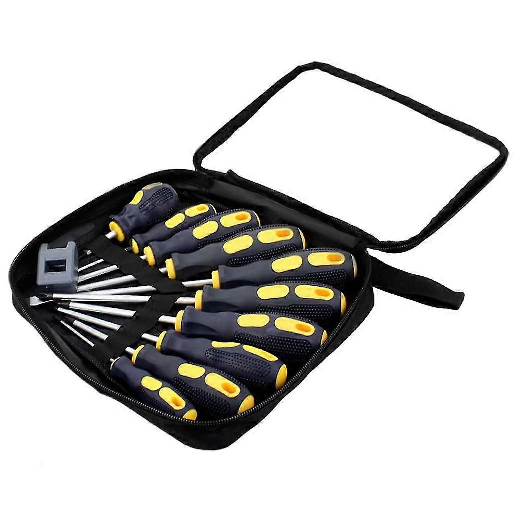 Multifunction Magnetic Screwdriver Set Flat Head Screwdriver 10pcs