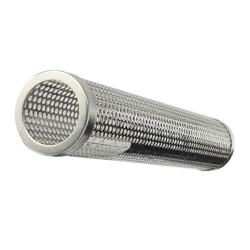 Round BBQ Grill Hot Cold Smoking Mesh Tube Smoke Generator Stainless Steel Smoker Wood Pellet Kitch