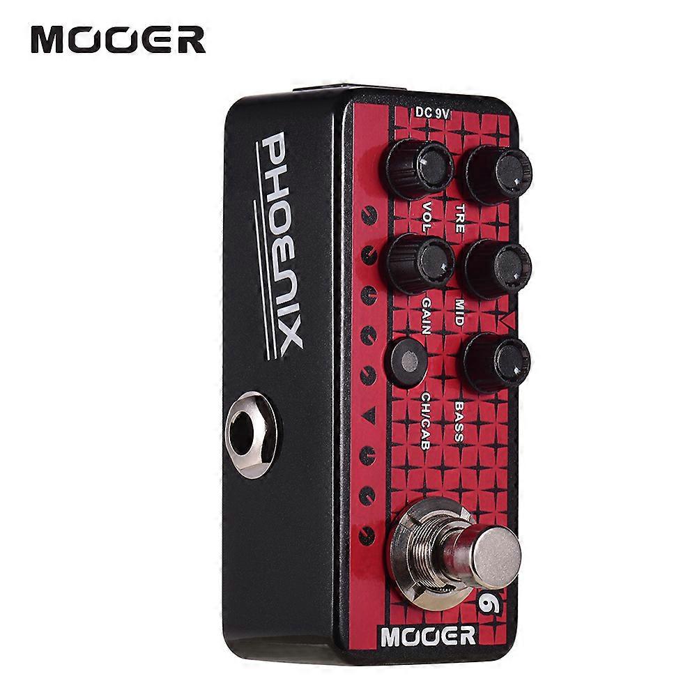 Mooer Guitar Pedal Effect Pedal Cabinet Simulation Dual Integrated Speaker Simulation 016 Phoenix Micro Preamp Guitar Parts