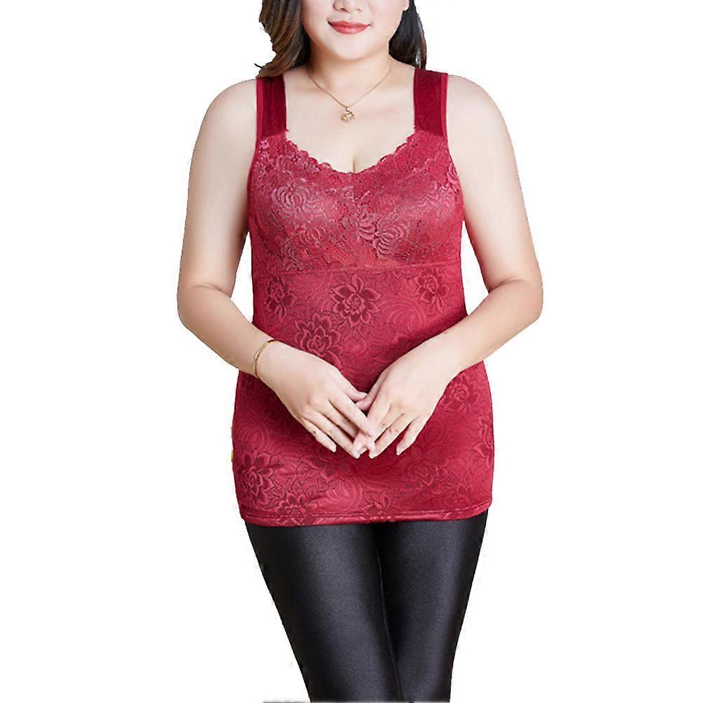 Women Shapewear Tank Top Thick Warm Plush Tummy Control Cami Body Shaper Vest Plus Size