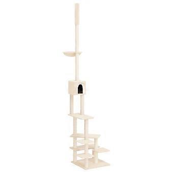 Vom Boden bis zur Decke Kratzbaum dunkelgrau 268,5-294,5 cm