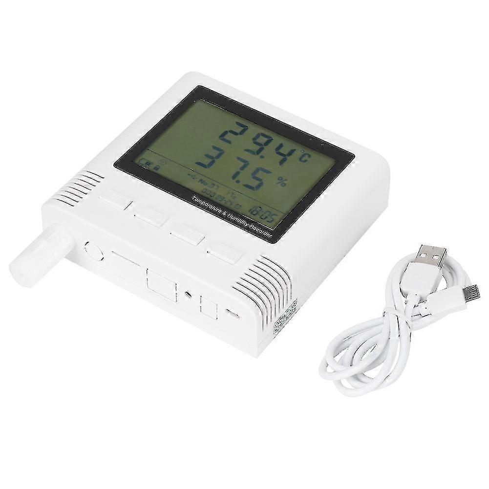 Temperature And Humidity Recorder Usb Automatic Upload Alarm 0.2 2%rh 26w
